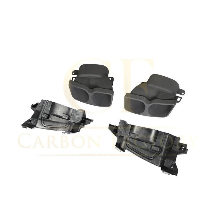 LED Style Carbon Fibre Rear Diffuser + Exhaust tips for Mercedes W213 E Class Saloon 16-20