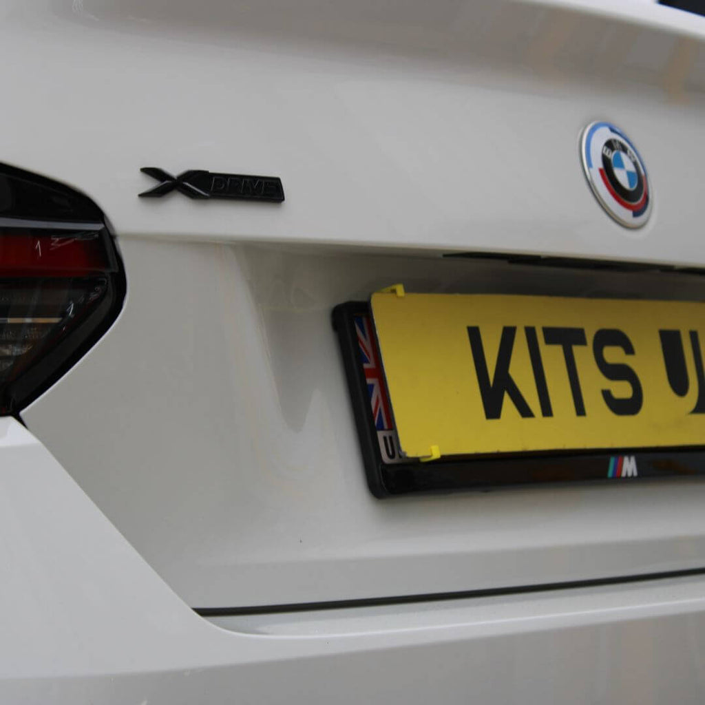 BMW XDrive Black Replacement Badge | Gloss Black Emblem