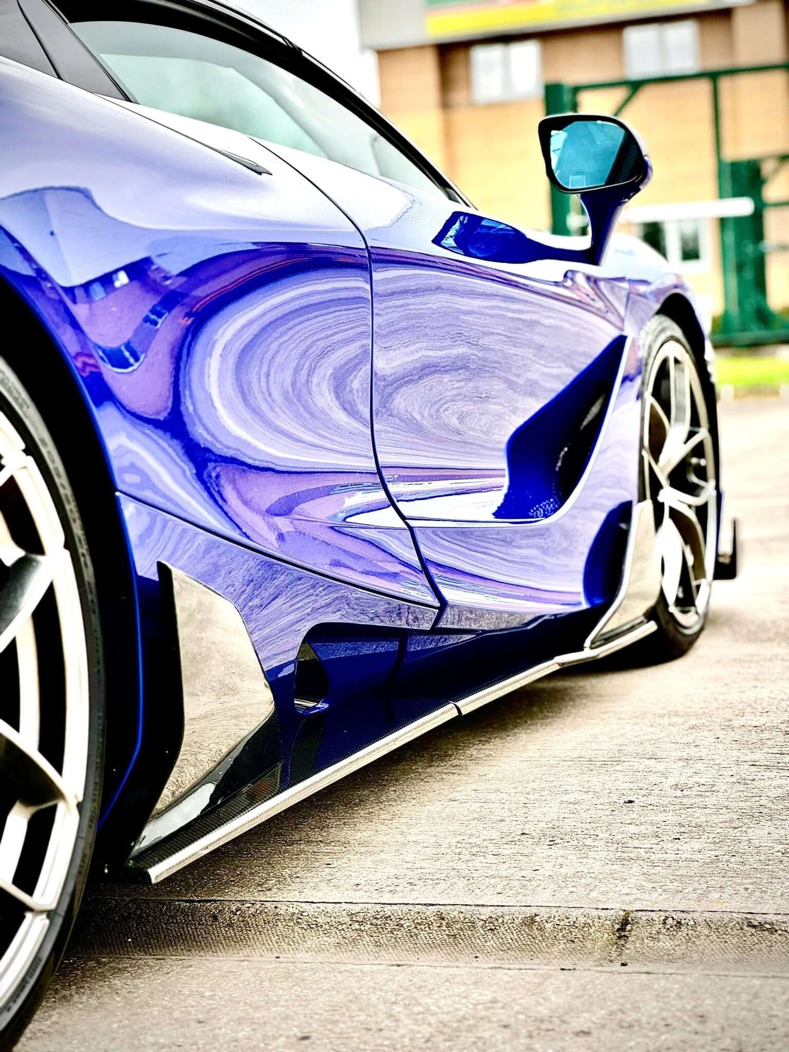 MCLAREN 720S CARBON FIBRE CT DESIGN SIDE SKIRTS