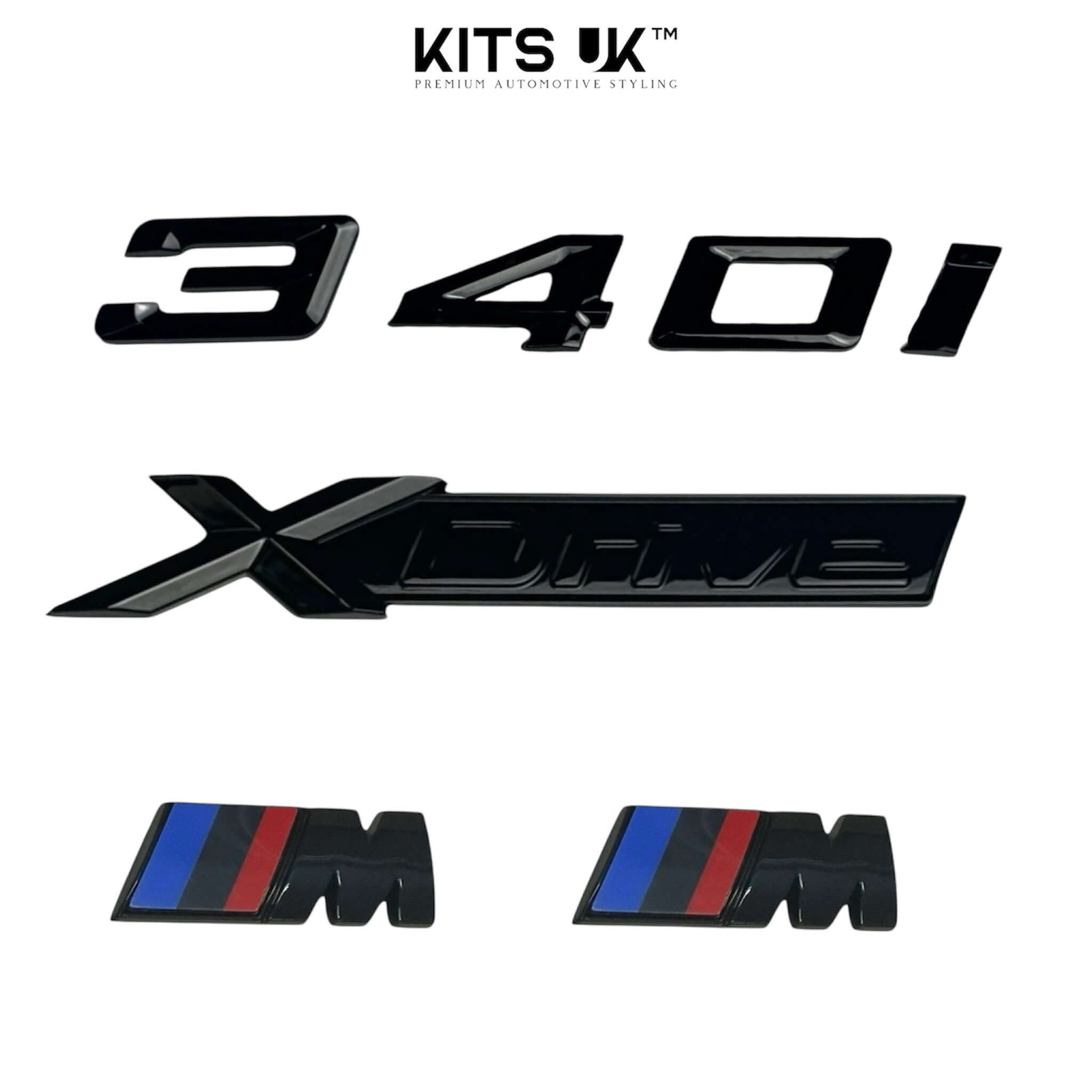 BMW XDrive Black Badge Package | Gloss Black De-Chrome Kit