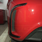 Carbon Fibre Rear Bumper Vents Exterior Trims for Mercedes A-Class W176 AMG  &A45 13-15