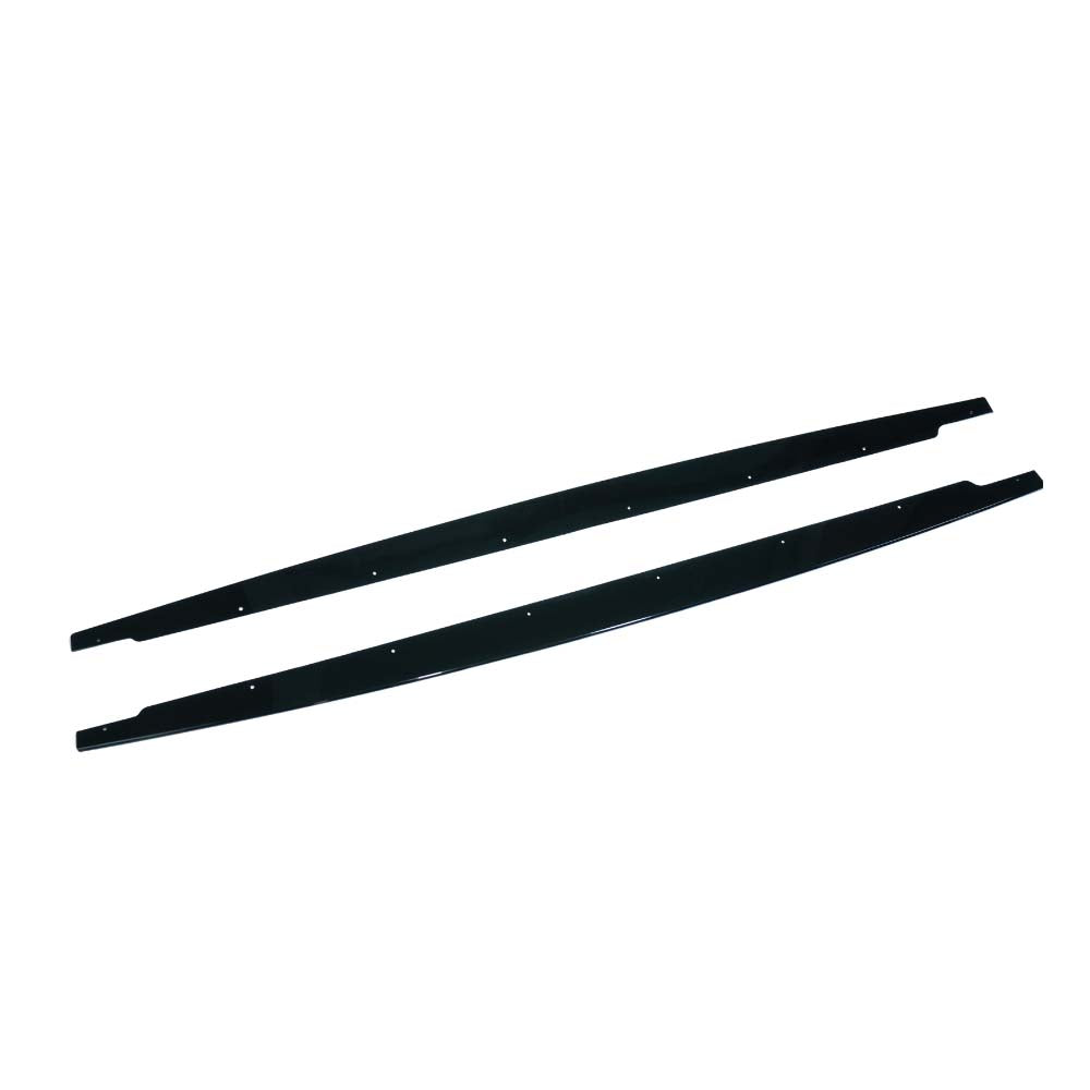 BMW 3 SERIES E90/E91 2005-2013 GLOSS BLACK SIDE SKIRTS - V2