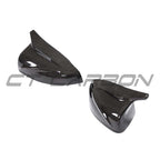 AUDI A3 S3 RS3 8V CARBON FIBRE MIRROR COVERS V2 - WITHOUT LANE ASSIST