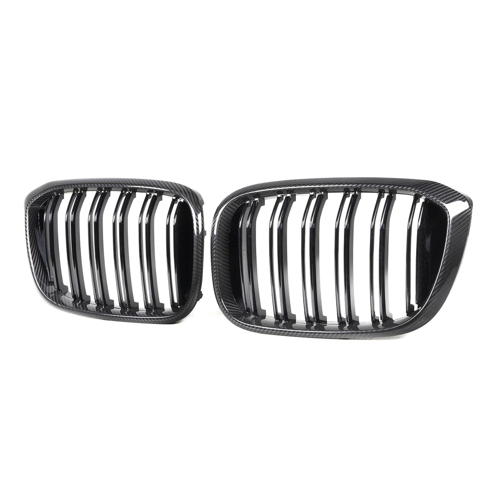MHC+ BMW G01 Pre-LCI X3 Dual Slats Pre Preg Carbon Fibre Front Grille