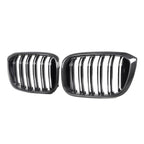 MHC+ BMW G01 Pre-LCI X3 Dual Slats Pre Preg Carbon Fibre Front Grille