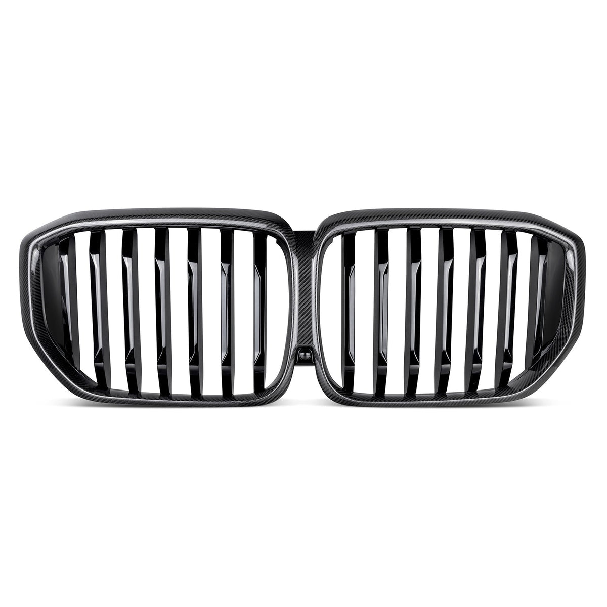 MHC+ BMW G05 LCI X5 Single Slat Pre Preg Carbon Fibre Front Grille