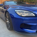 V Style Carbon Fibre Front Splitter for BMW F06 F12 F13 M6 11-18