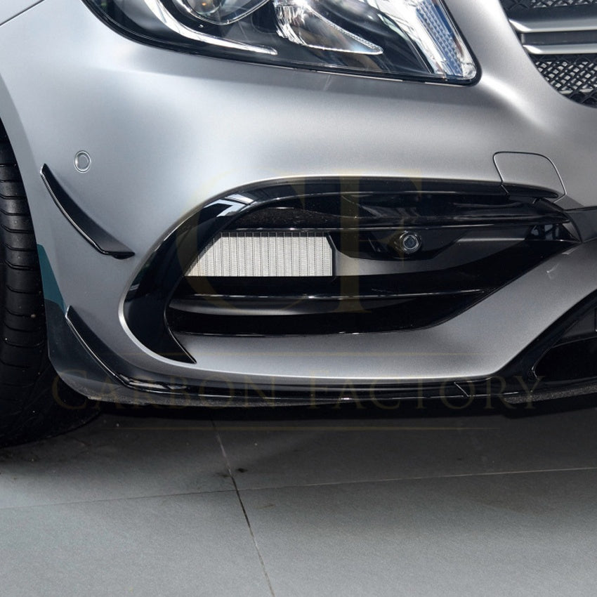 AMG Gloss Black Canards Winglets Splitter (7 Pieces) for Mercedes Benz W176 A Class 16-18