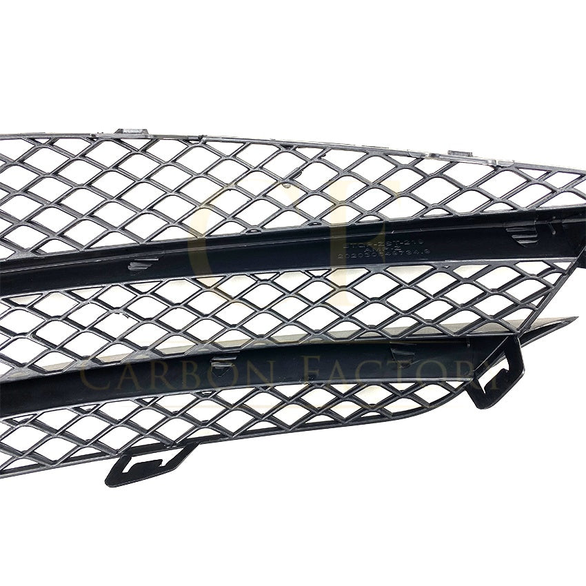 Gloss Black Front Bumper Side Grille for Mercedes Benz W205 C Class 15-18