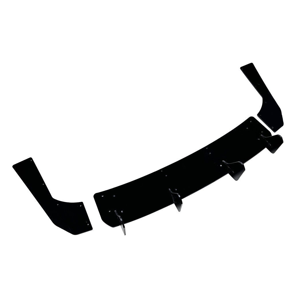 V Style Gloss Black Diffuser for Audi S3 8V Hatchback 17-20