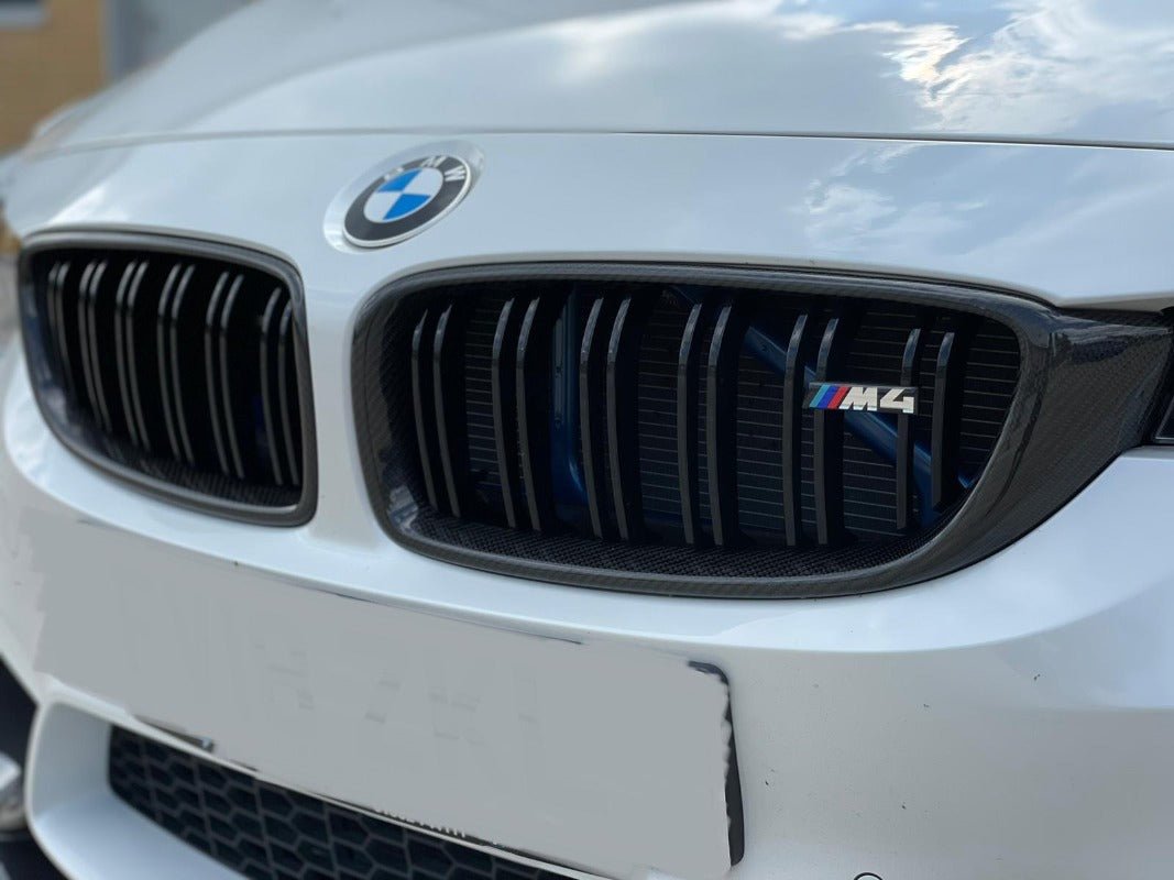 BMW F80 F82 F32 Carbon Fibre Kidney Grilles | M3 M4 Style