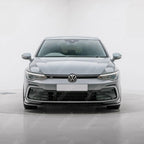 3 Piece Front Splitter V1 In Gloss Black For Volkswagen Golf MK8 GTI/GTD/R/R Line 2020+