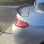 A Style Carbon Fibre Boot Spoiler for Mercedes Benz A205 C Class Convertible 15-21