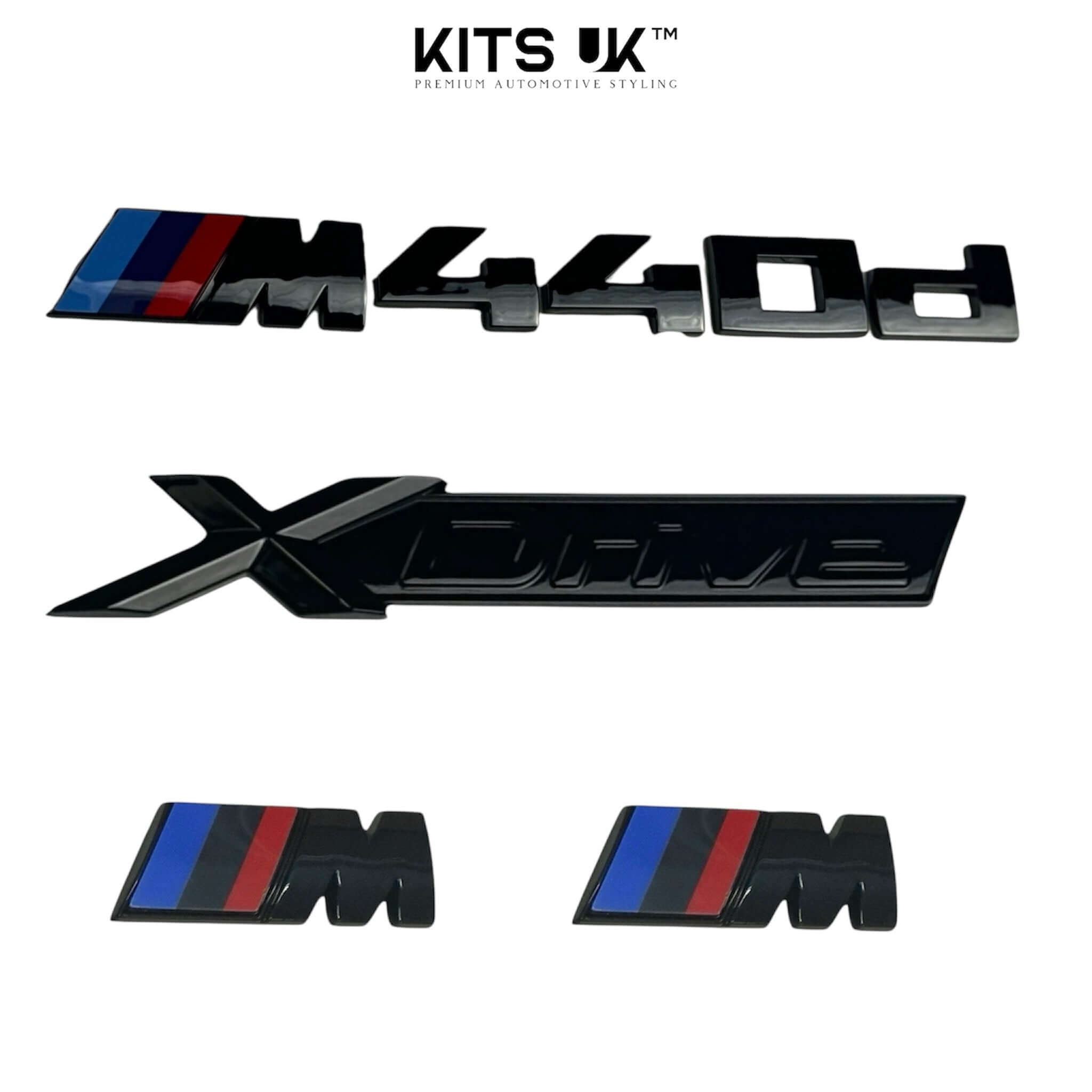 BMW XDrive Black Badge Package | Gloss Black De-Chrome Kit