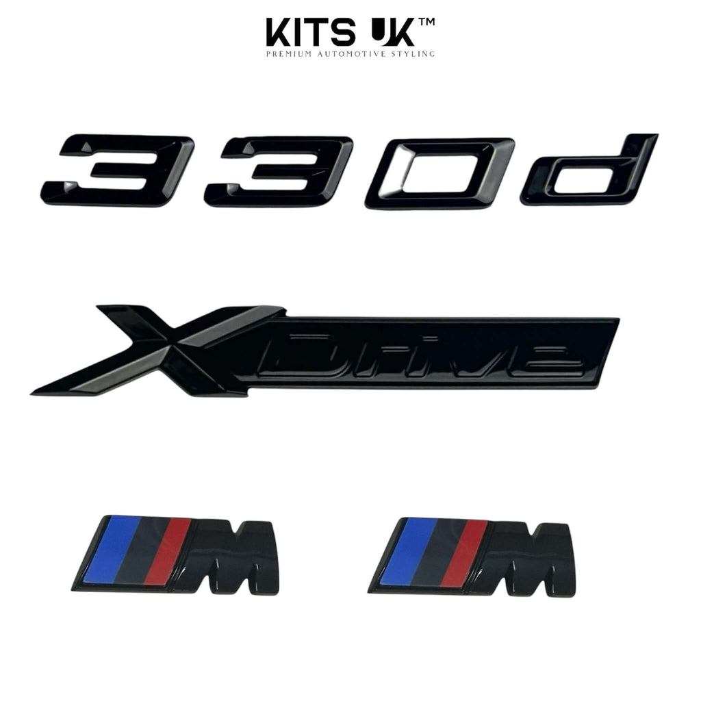 BMW XDrive Black Badge Package | Gloss Black De-Chrome Kit