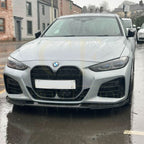 3D Style Gloss Black Front Splitter for BMW 4 Series G22 G23 20-23