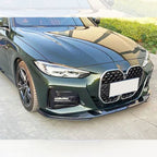 3D Style Gloss Black Front Splitter for BMW 4 Series G22 G23 20-23