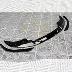 3D Style Gloss Black Front Splitter for BMW 4 Series G22 G23 20-23