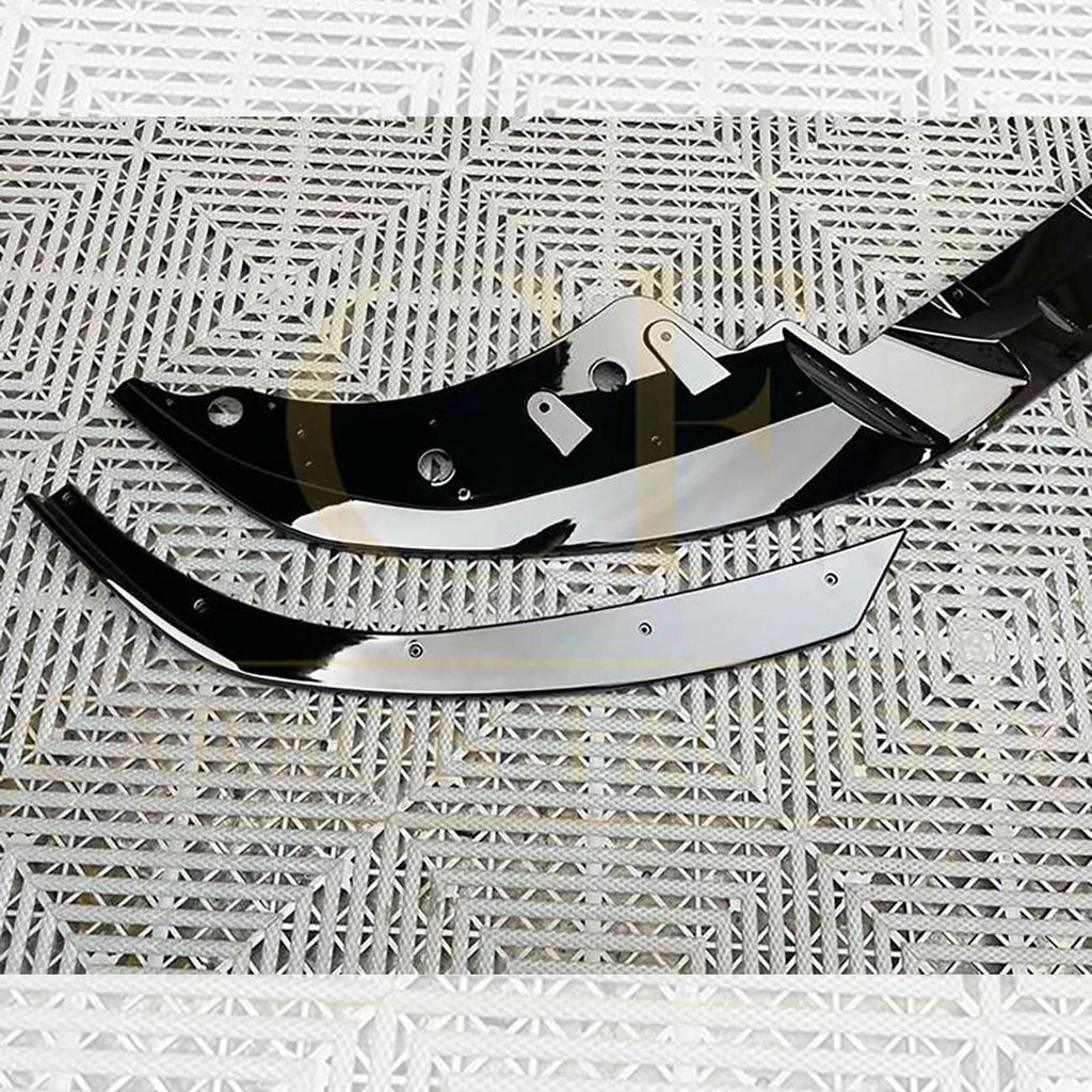 3D Style Gloss Black Front Splitter for BMW 4 Series G22 G23 20-23