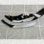 3D Style Gloss Black Front Splitter for BMW 4 Series G22 G23 20-23