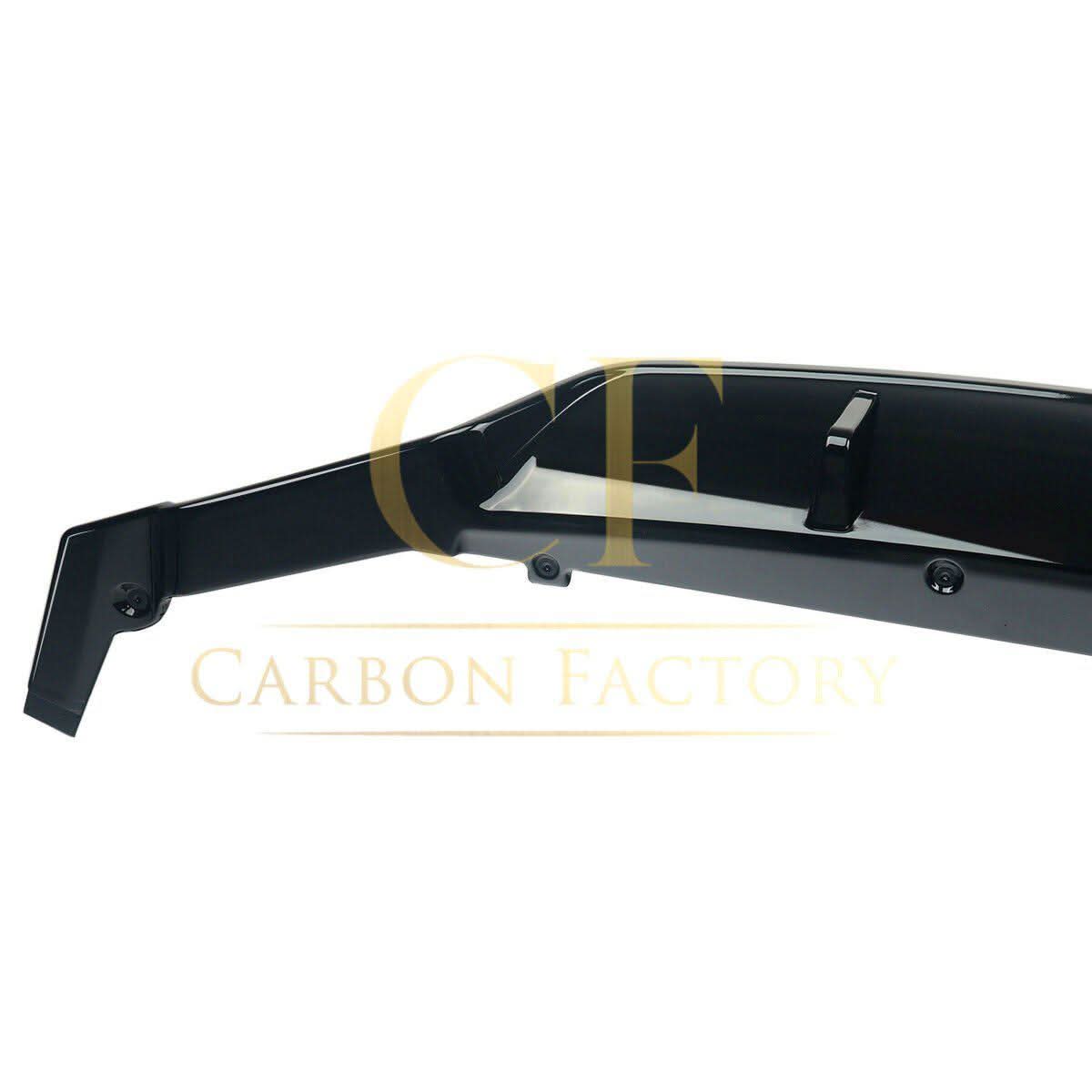 3D Style Gloss Black Rear Diffuser for BMW G30 G31 5 Series M Sport 17-24