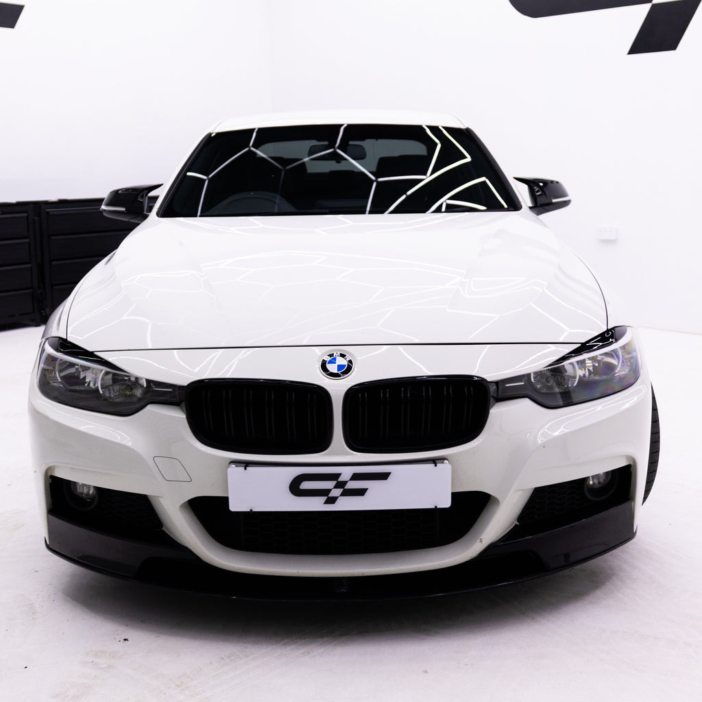MP Style Gloss Black Front Splitter for BMW F30 F31 3 Series M Sport 12-19