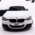 MP Style Gloss Black Front Splitter for BMW F30 F31 3 Series M Sport 12-19
