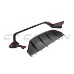 PORSCHE TAYCAN / TAYCAN 4 / TAYCAN 4S / TAYCAN GTS 2019+ CARBON FIBRE DIFFUSER