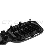 BMW G01/F97 X3/X3M & G02/F98 X4/X4M LCI 2022-2024 DOUBLE SLAT CARBON FIBRE GRILLE