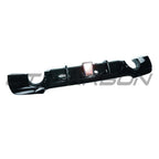 BMW 3 SERIES E92/E93 2006-2013 GLOSS BLACK LED DIFFUSER - DUAL EXIT