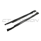PORSCHE TAYCAN / TAYCAN 4 / TAYCAN 4S / TAYCAN GTS 2019+ CARBON FIBRE SIDE SKIRTS