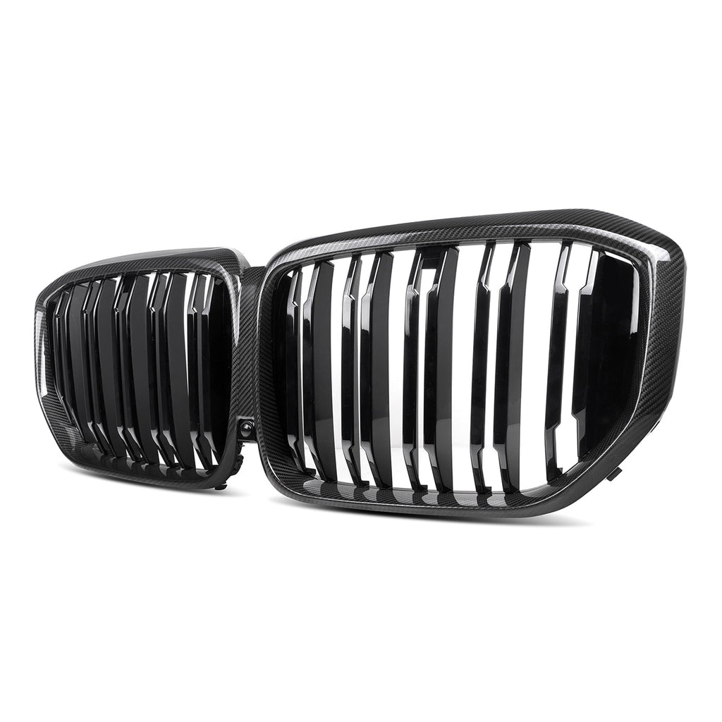 MHC+ BMW G05 LCI X5 Dual Slat Pre Preg Carbon Fibre Front Grille