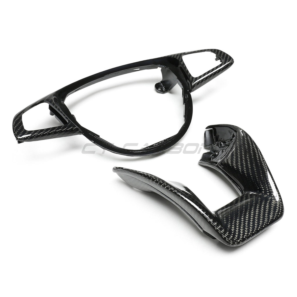 MERCEDES AMG CARBON FIBRE STEERING WHEEL TRIM