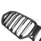 BMW X6 G06 2023+ LCI DOUBLE SLAT PRE PREG CARBON FIBRE GRILLE