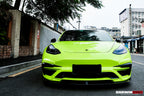 DARWINPRO - TESLA MODEL 3 IMP PERFORMANCE PARTIAL CARBON FIBER FRONT BUMPER