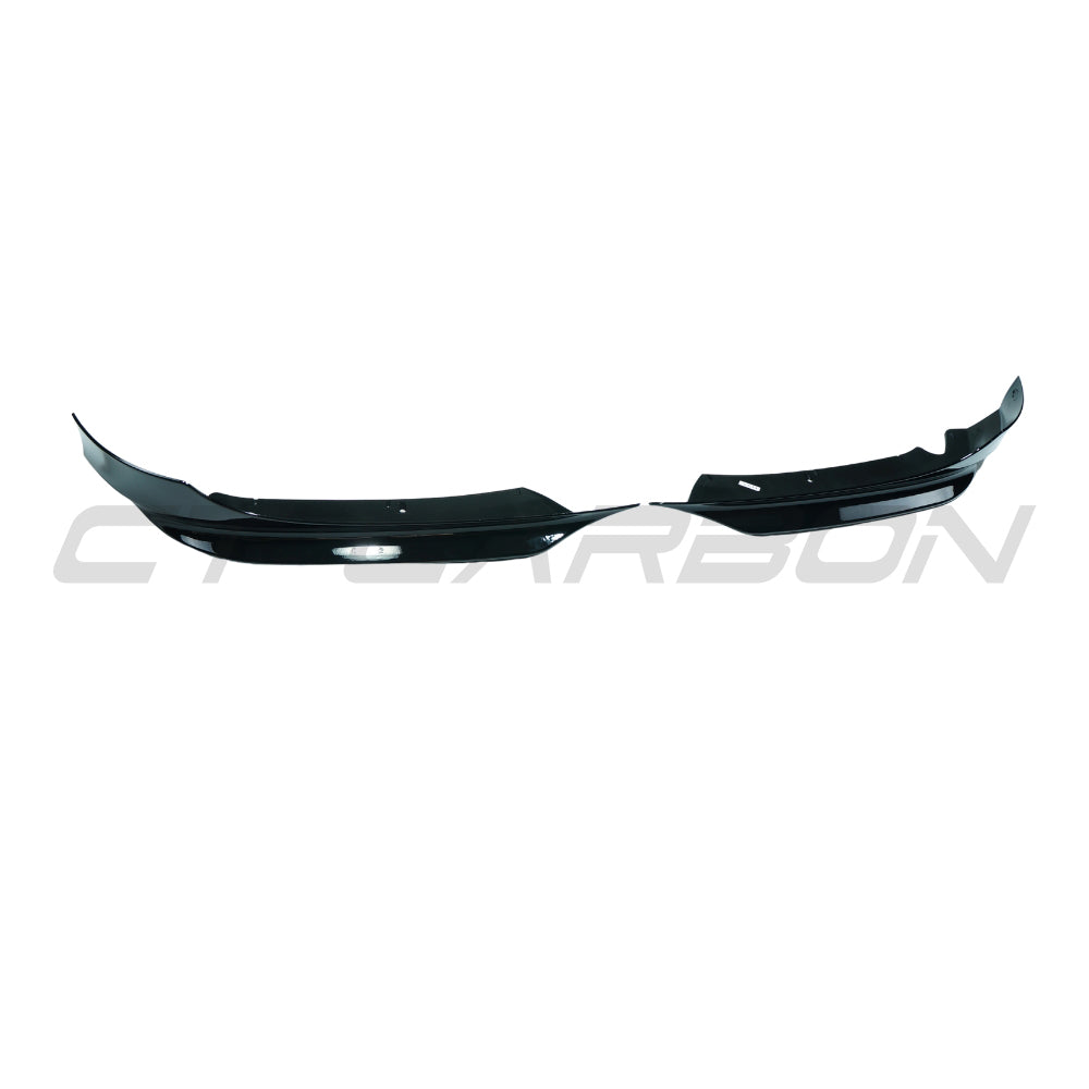 BMW E90/E91 3 SERIES LCI SE 2009-2011 GLOSS BLACK SPLITTER CORNERS - V1