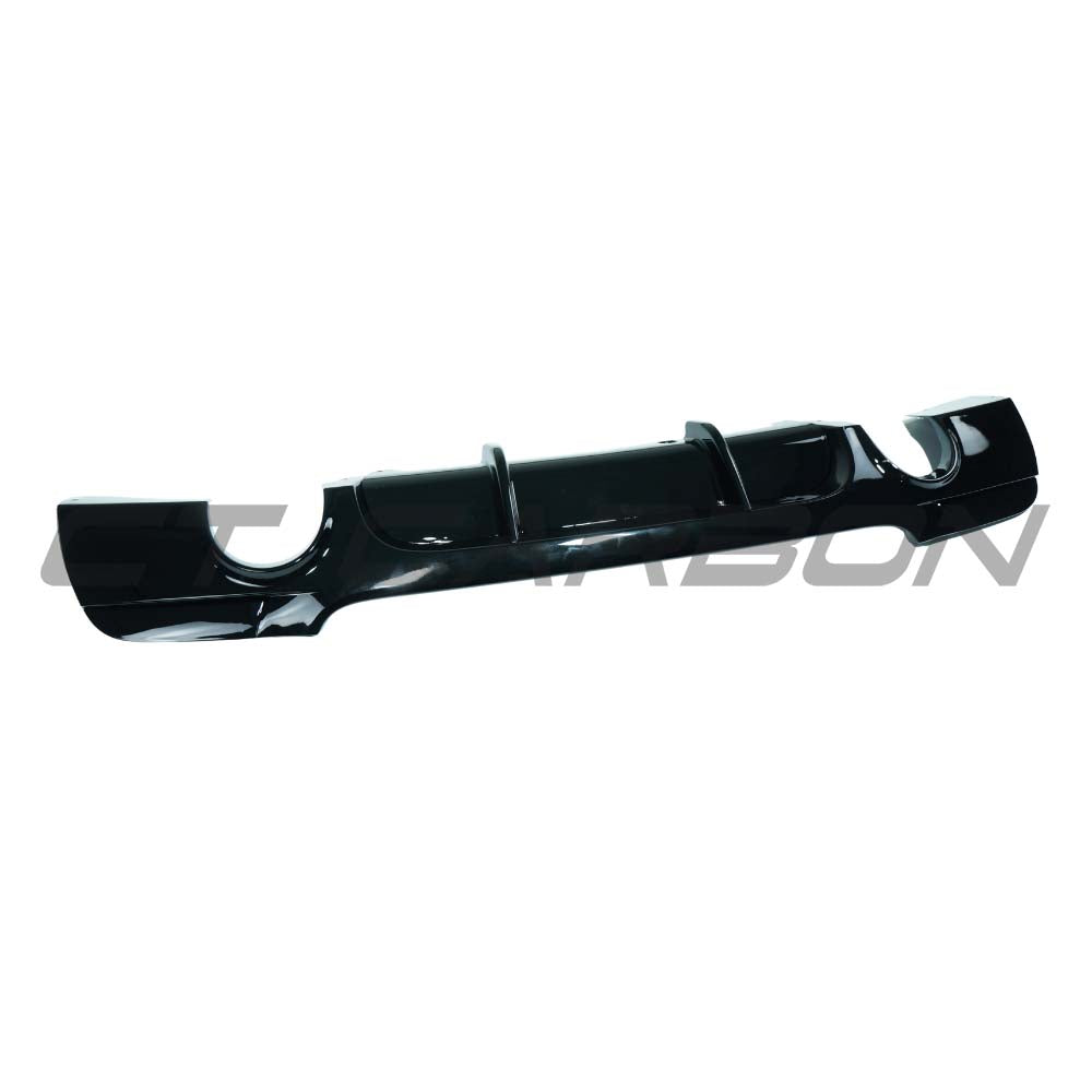 BMW 3 SERIES E92/E93 2006-2013 GLOSS BLACK DIFFUSER - DUAL EXIT