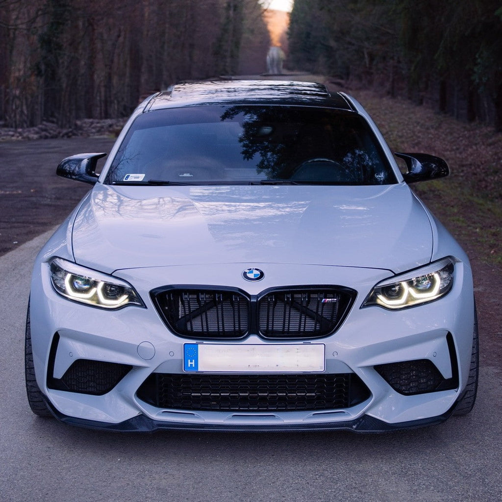 CS Style Carbon Fibre Front Splitter for BMW F87 M2C Competition 16-21