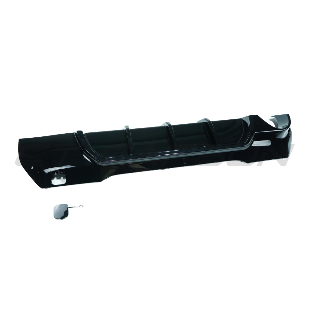 BMW F40 1 SERIES 2019-2024 GLOSS BLACK DIFFUSER - SINGLE EXIT - V2
