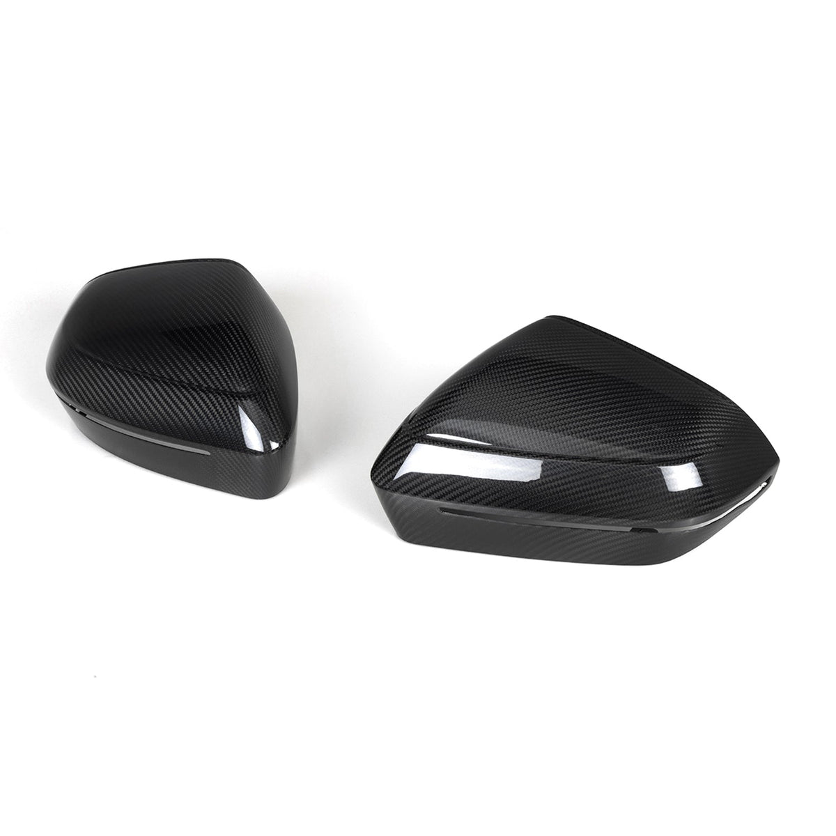 MHC+ BMW G60 5 Series Pre Preg Carbon Fibre OEM Style Mirror Cover (LHD)