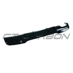 BMW 3 SERIES E90/E91 2005-2011 GLOSS BLACK DIFFUSER - TWIN LEFT