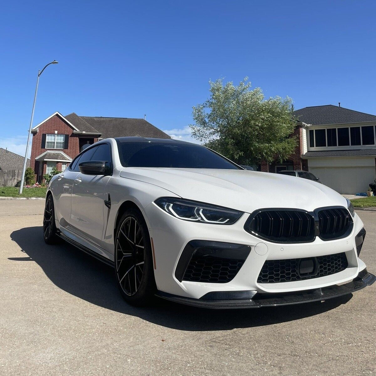 AC Style Pre-preg Carbon Fibre Front Splitter for BMW F91 F92 F93 M8 18-Present