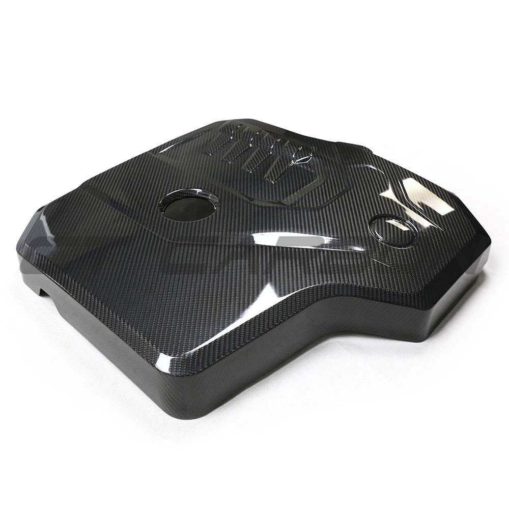BMW G42 2 SERIES 2022+ DRY CARBON FIBRE ENGINE COVER