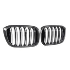 MHC+ BMW G01 Pre-LCI X3 Dual Slats Pre Preg Carbon Fibre Front Grille
