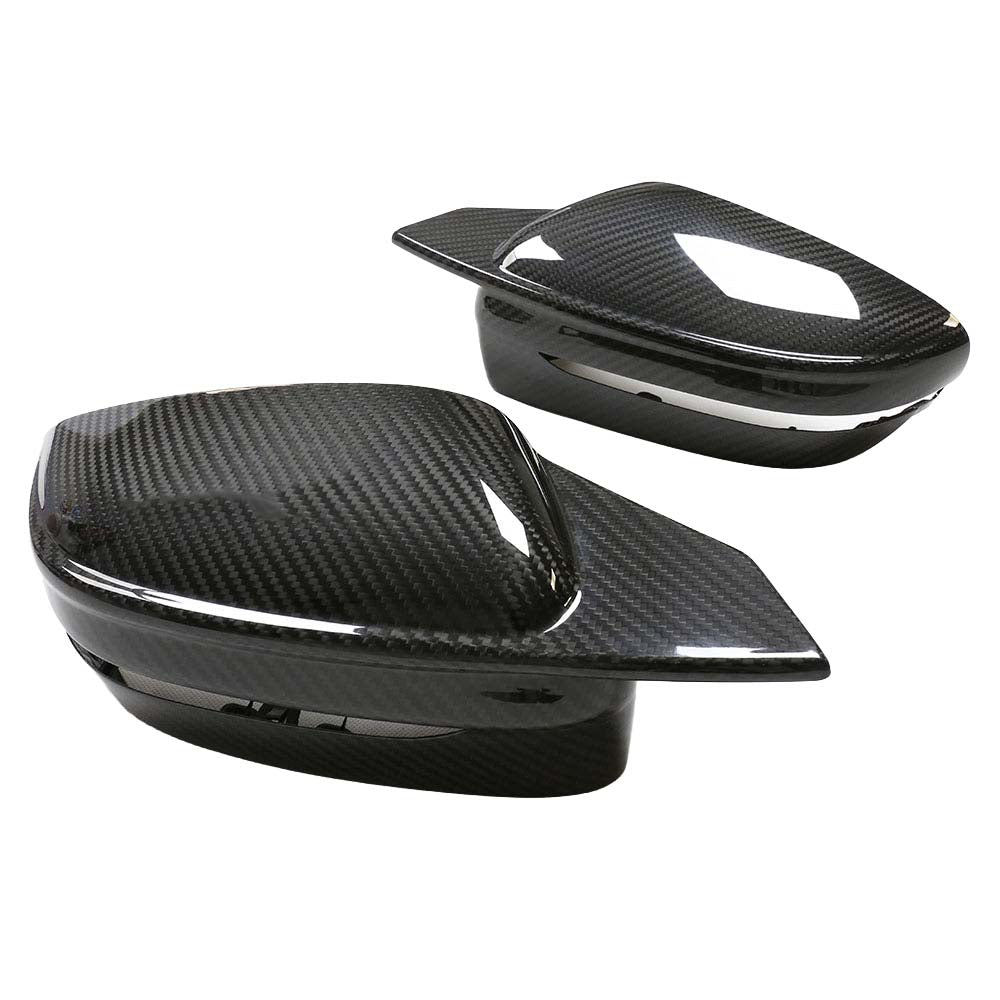 BMW G14/G15/G16 8 SERIES 2018+ LHD DRY CARBON FIBRE MIRROR COVER REPLACEMENTS - V1