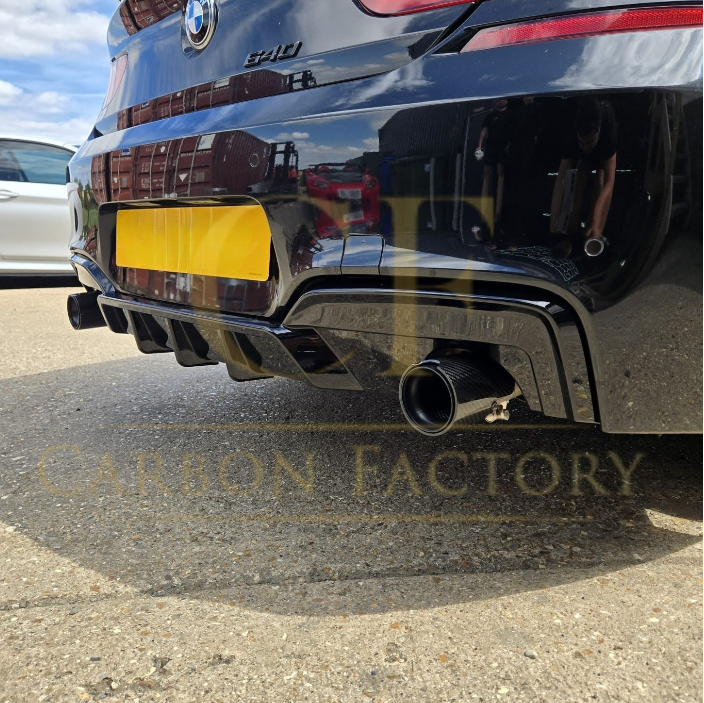 Gloss Black Diffuser & Exhaust tips for BMW F06 F12 F13 BMW 6 Series 640D
