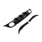 AUDI RS3 8Y 2022-2024 SALOON CARBON FIBRE DIFFUSER V1 - CT DESIGN
