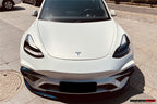 DARWINPRO - TESLA MODEL 3 IMP PERFORMANCE PARTIAL CARBON FIBER FRONT BUMPER
