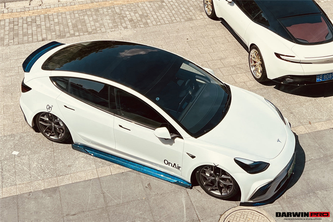 DARWINPRO - TESLA MODEL 3 IMP PERFORMANCE PARTIAL CARBON FIBER FRONT BUMPER