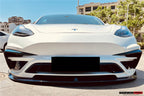 DARWINPRO - TESLA MODEL 3 IMP PERFORMANCE PARTIAL CARBON FIBER FRONT BUMPER